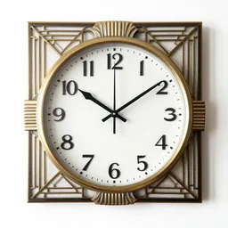 art deco design for a wall clock