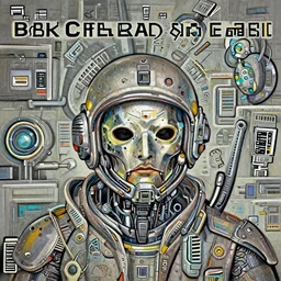 A cyberpunk portrait painting of an operator in the laboratory, character art, concept art, character design, sci-fi, mask, helmet, cinematic, dramatic composition, hyper detailed, matte painting, poster, portrait, cyborgs, Bayard Wu, Greg Rutkowski, Cedric Peyravernay, Anato Finnstark, artstation, 8k