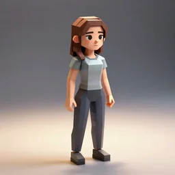 Low poly emma watson