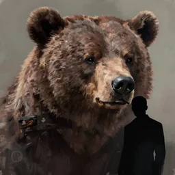 kaz brekker, by ismail inceoglu, dungeons and dragons, close - up, moody, bald, bear, muted colours, brushstrokes, detailed, character, human male, black hair, ganster 8 k, dark silhouette, powerful, skilled