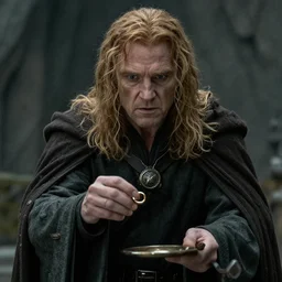 A sneaky orc joins the Council of Elrond and steals the One Ring, cinematic HD 8K Peter Jackson