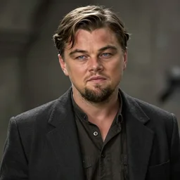 leonardo dicaprio as anakin skywalker realistic a scene from the film