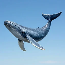 a giant whale parading in the sky