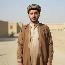 man in Kurdish clothes