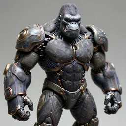 cyborg king kong, greg rutkowski, 8 k, shallow depth of field, intricate detail, concept art,