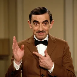 Mr. Bean in Monty Python.