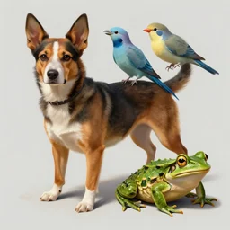 dog bird lizard frog fish hybrid. digital painting, detailed, 8 k, trending on artstation, smooth, sharp focus artwork by mark arian, artgerm, mark keathley, greg rutkowski
