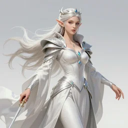 queen of the elves, fantasy art, photo realistic, dynamic lighting, artstation, poster, volumetric lighting, very detailed faces, 4 k, award winning, dark fantasy, hyperrealistic portrait, art of elysium, full figure, very detailed face, 4 k, award winning, by mucha and da vinci and botticelli