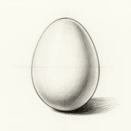 the first sketch of a chicken egg