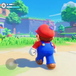 gameplay screenshot of Mario in Fortnite