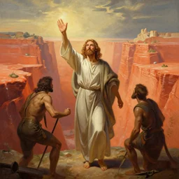 Moses opening the Red sea, highly detailed, digital painting, artstation, concept art, sharp focus, illustration, art by artgerm and greg rutkowski and alphonse mucha