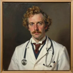 portrait of Doctor P from circus records, priceless masterpiece
