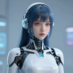 cybernetic high tech stunning attractive cute girl, sci - fi, cyberpunk, futurism, exoskeleton, strong artificial intelligence, symmetry, cinematic, elegant, luxury, professional studio light, perfect composition, dlsr photography, sharp focus, 8 k, ultra hd, sense of awe, highly detailed, hyper realistic, intricate, science journal cover