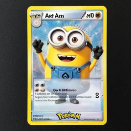 FULL ART Minions EX ULTRA RARE 153/162 BREAKThrough Pokemon TCG Holo Foil - LP