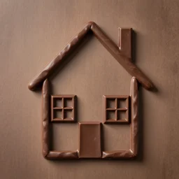 house made of chocolat