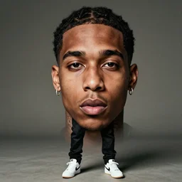 playboi carti, photorealistic, detailed face, full body shot,
