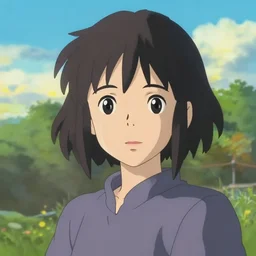 portrait of a young woman by makoto shinkai