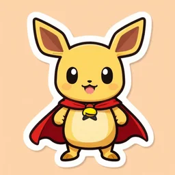cute miss mascot chapignon chapignon breloom super hero sticker art, cronobreaker, beeple game icon