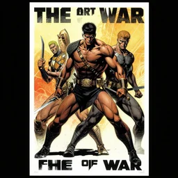 the art of war poster by bill sienkiewicz and jaime jones