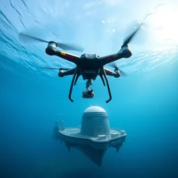underwater drone in sydney harbour