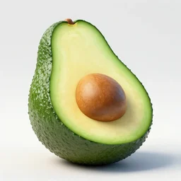 An armchair in the shape of an avocado, 4k, trending on artstation