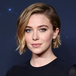 galaxy millie bobby brown with short hair