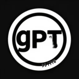 circular logo for the company gpt, black and white, helvetica typeface, swiss modernist, 1 9 7 0 s 1 9 7 8, gpt