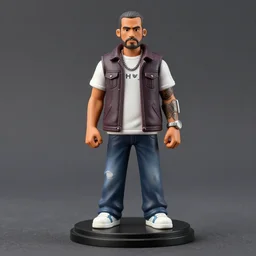 resin model of gta character figurine.