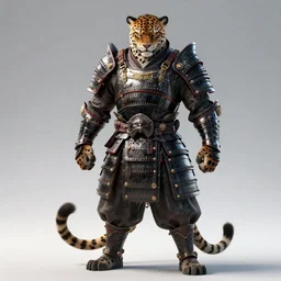 fullbody, dark, evil villan character, very hostile very angry realistic detailed semirealism leopard man wearing samurai armor. 獣, FFXIV, iconic character splash art 4K high resolution quality artstyle professional artists WLOP, Aztodio, Taejune Kim, Guweiz, Pixiv, Instagram, Artstation
