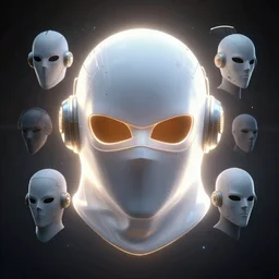 steampunk mask minimalist fantasy art robot ninja helmet, global illumination ray tracing hdr fanart arstation by sung choi and eric pfeiffer and gabriel garza and casper konefal radiating a glowing aura