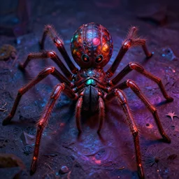 photorealistic spider demon in the style of michael whelan and gustave dore. hyperdetailed photorealism, 1 0 8 megapixels, amazing depth, glowing rich colors, powerful imagery, psychedelic overtones, 3 d finalrender, 3 d shading, cinematic lighting, artstation concept art