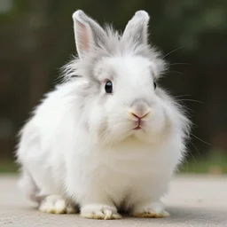 an incredibly fluffy bunny. like, the fluffiest bunny rabbit you can imagine. generations will speak about how how fluffy this bunny rabbit is.