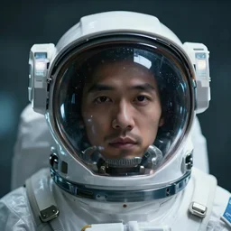 close up portrait of a latent - space explorer