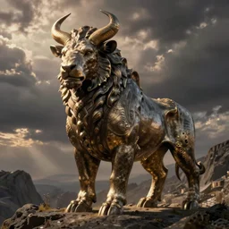 Greek mythological creature Minotaur