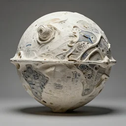 3 d octane render ultra photo realistic image, beautiful planet monumental organic ceramic white wooden occult street art graffiti cyberpunk, on the art contemporary gallery art by mucha hirschl