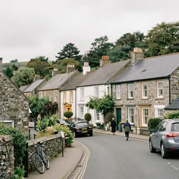A commune in Wales in 2030, with friends from around the world living together