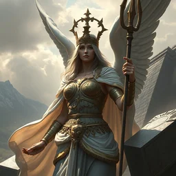 goddess of the teutonic order, highly detailed, digital painting, artstation, concept art, smooth, sharp focus, illustration, unreal engine 5, 8 k, art by artgerm and greg rutkowski and edgar maxence