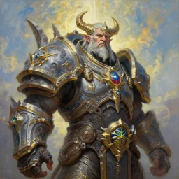 portrait oil painting, perfect expression, subconscious connects, purified consciousness, warcraft great maga king trump, fantasy character portrait, ultra realistic, wide angle, intricate details, world of warcraft, mass effect, artifacts, luminous skies, highly detailed, michael cheval, peter mohrbacher, boris vallejo, jessica rossier, oil painting, highly detailed, cinematic lighting, unreal, natural tpose