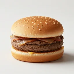 The McRubble, new McDonalds Hamburger made from stone. Product Photography, Studio Lighting. Canon 85mm f1.8.
