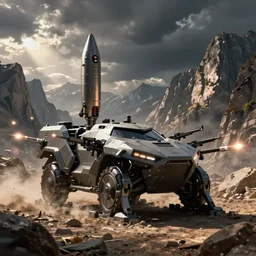 an armored core v on the ground, booster, barrage of bullets, legs, rifles, karst landscape, art by greg rutkowski