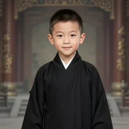 portrait painting of a 3 5 - year - old chinese man, taoist priest, dressed in black taoist robe, like andy lau, immortal bone, affable ， wenjun lin, unreal engine 5 highly rendered, global illumination, radiant light, detailed and intricate environment