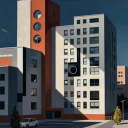 color - in modern city suprematism