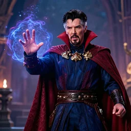 film still of danny trejo as dr strange using magic in multiverse of madness, 8 k
