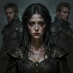 cinestill 5 0 d portrait of a woman by roversi, gritty, gloomy, pain, sad, intricate, elegant, highly detailed, digital painting, artstation, concept art, matte, sharp focus, illustration, octane render, unreal engine, art by aenaluck and roberto ferri and greg rutkowski, epic fantasy, digital photo art