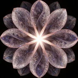 rotating dmt geometry flower petal
