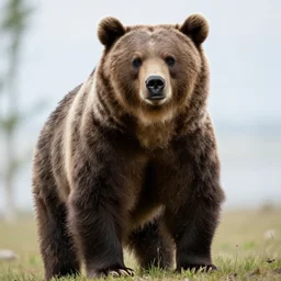 a communist brown bear