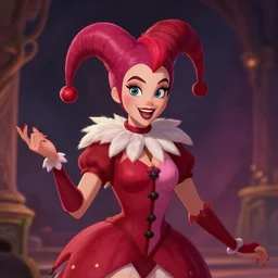 Laura Bailey as Jester, digital art