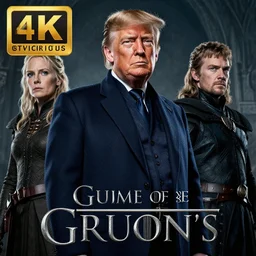 Donald Trump,  a Game of Thrones, 4k resolution, highly detailed, artstation, very sharp, epic