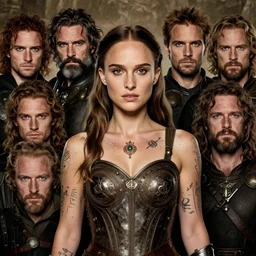 natalie portman, legendary warrior, fighter, lord of the rings, tattoos, decorative ornaments, battle armor, by omar ortiz, carl spitzweg, ismail inceoglu, vdragan bibin, hans thoma, greg rutkowski, alexandros pyromallis, perfect face, detailed anatomy, centered, rule of thirds, realistic shading, photorealism