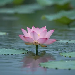 lotus in lake